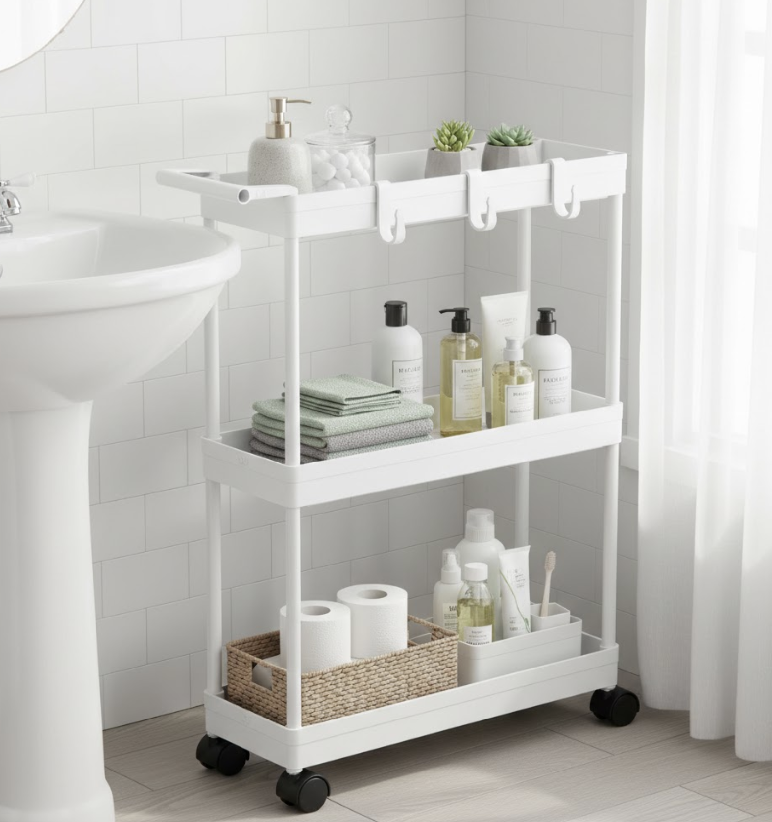 bathroom trolley