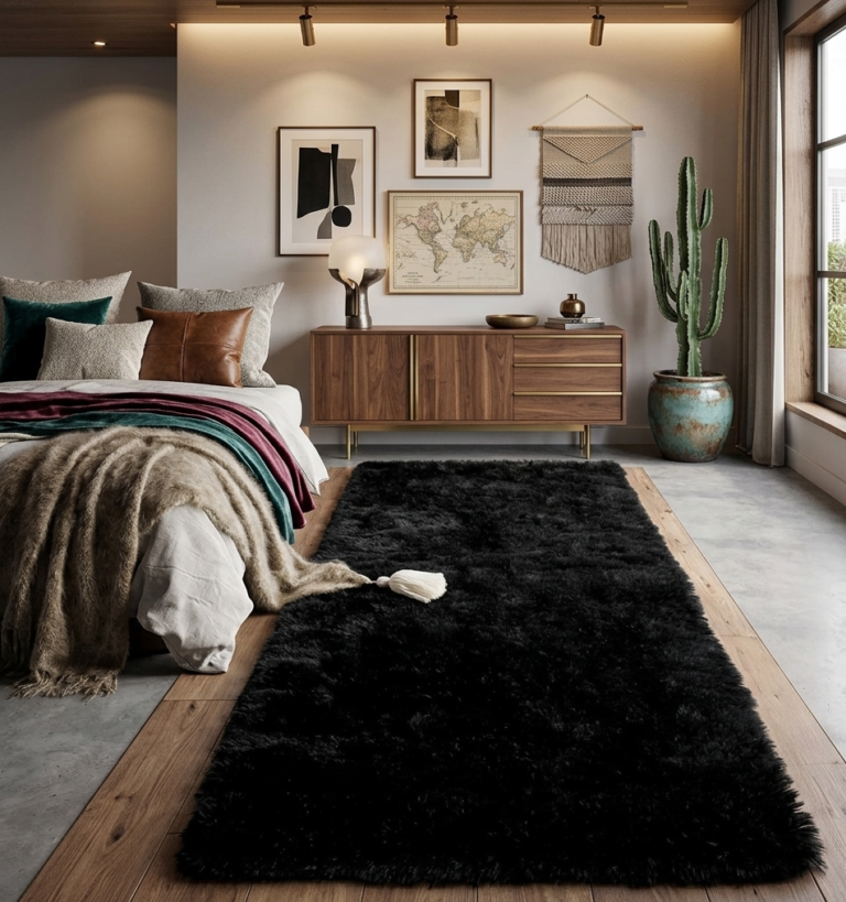 fluffy rug